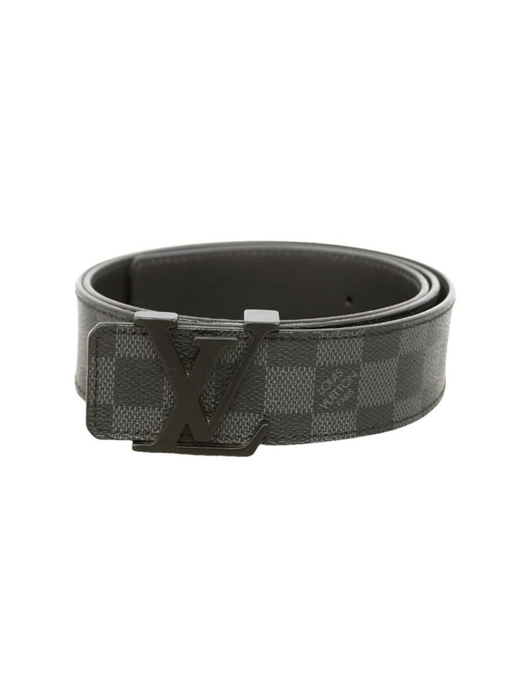 Louis Vuitton Belt Damier Graphite Ceinture LV Black
